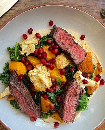 Autumn Harvest Steak Bowl
