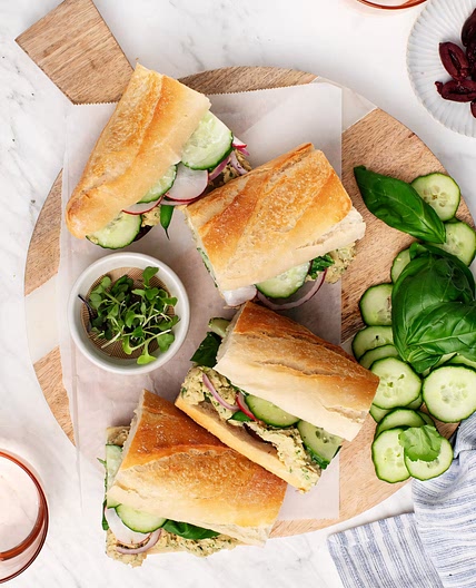 Chickpea Salad Sandwich