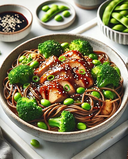 Poulet teriyaki aux brocolis