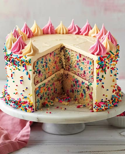 Rainbow Sprinkle Cake