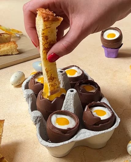 Trompe l'oeil oeufs de Pâques