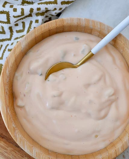 the creamiest burger sauce (P: 4g)