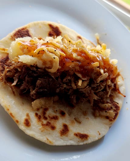 Sweet chili pineapple tacos
