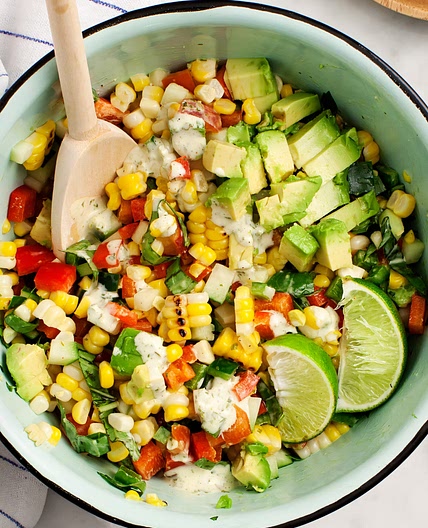 Grilled Corn Salad