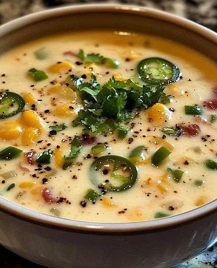Spicy Jalapeño Popper Soup