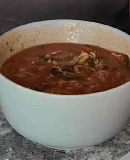 Pizza soup