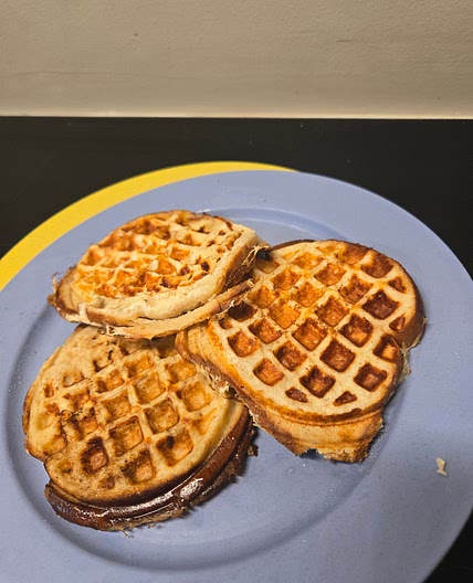 French toast protein waffles
