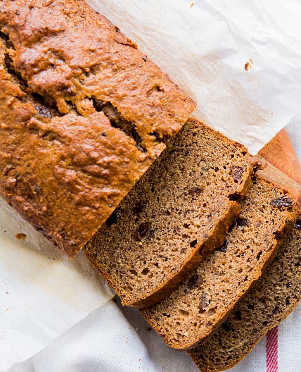 Banana Bread with Prunes & Milled Flaxseed