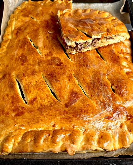 Meat and Potato Pie - Pirog 