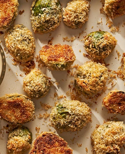 Parmesan Crusted Brussels Sprouts