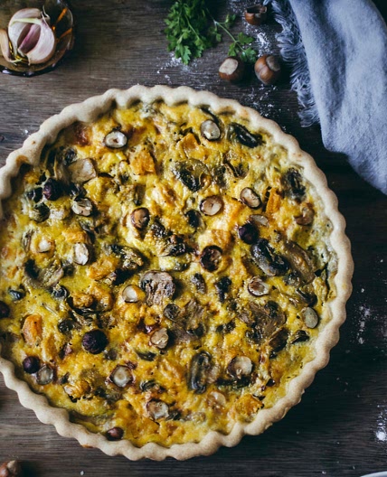 Savoury pumping pie