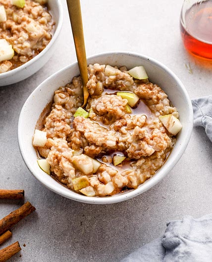 Pear and Walnut Oatmeal