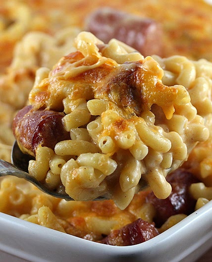 Mac and Cheese with Hot Dogs Recipe