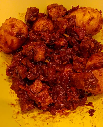 Balado Tofu and Eggs