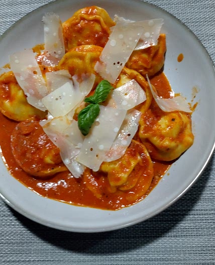 Chicken ravioli
