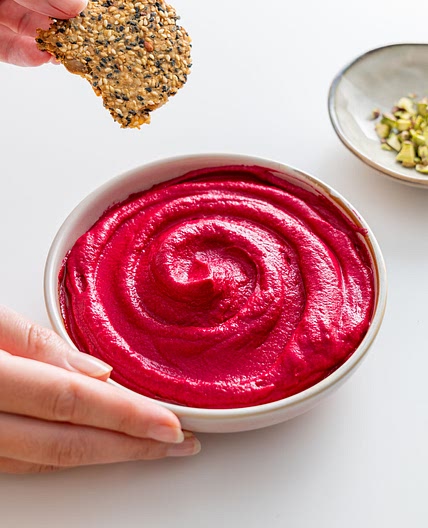 The Best Healthy Beet Hummus Recipe