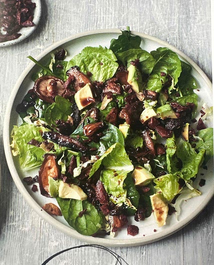Linda’s Spinach, Avocado & Mushroom Salad