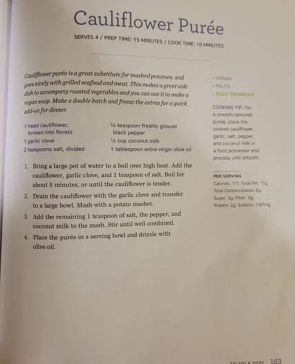 Cauliflower puree (163)