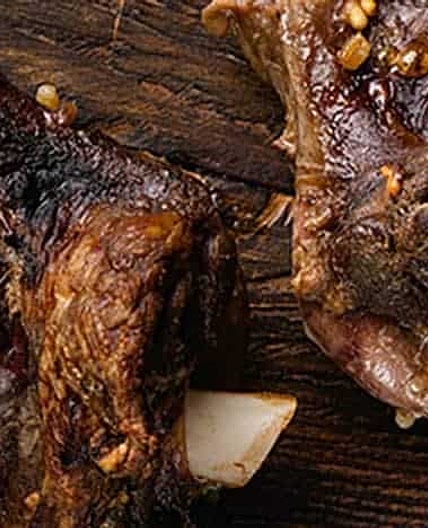 Smoked Lamb Shank