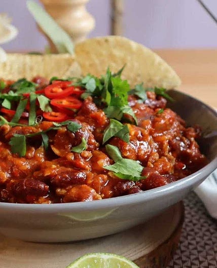 Chili de Frijoles y Carne