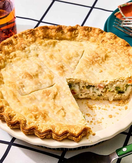 Dad's Leftover Turkey Pot Pie