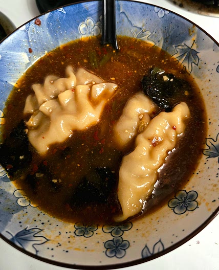 Hot and Sour Wonton Soup