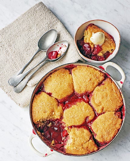 Plum & Apple cobbler