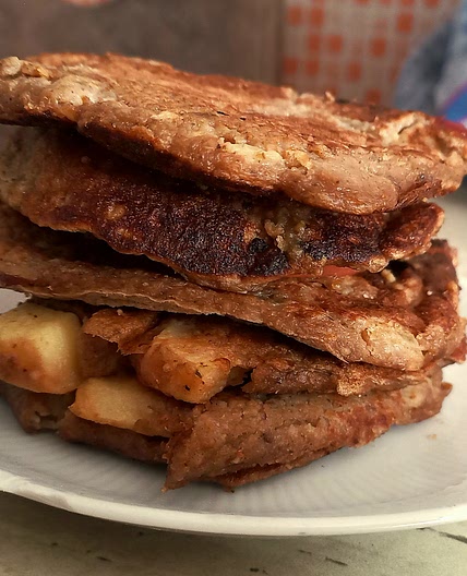 66 calorie oatmeal apple pancakes