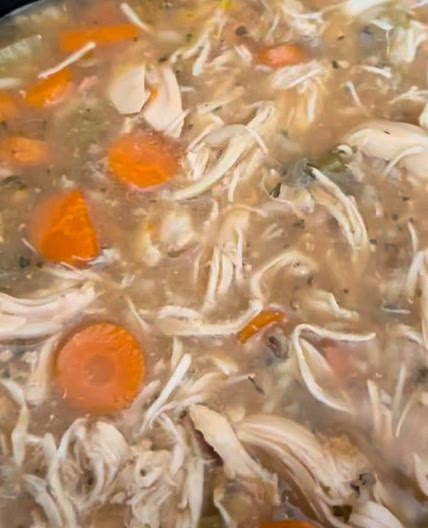 Chicken Wild Rice Soup (crockpot)