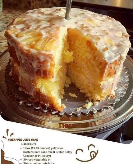Pineapple Juice Cake