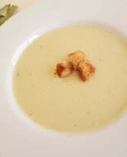 Crema de elote con poblano