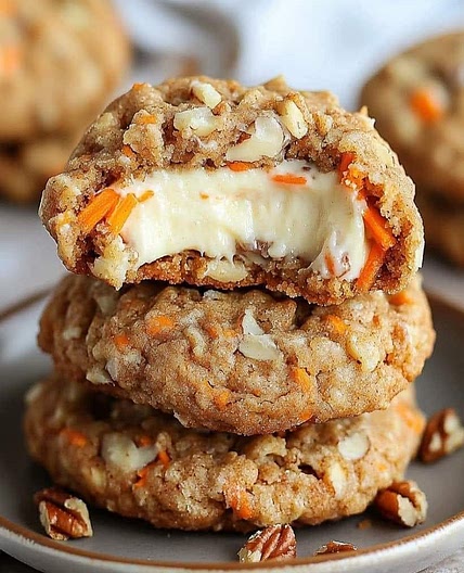 Irresistible Carrot Cake Cheesecake Cookie