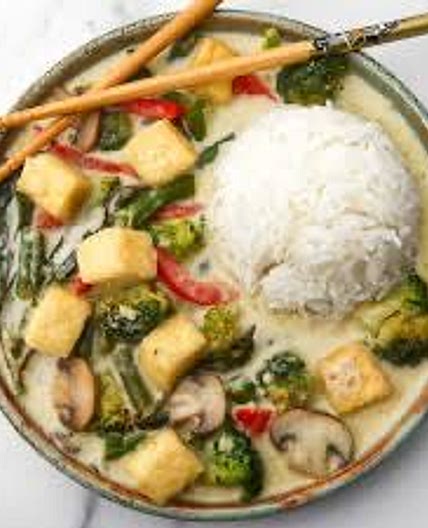 Super easy green curry
