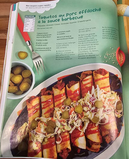 Taquitos au porc effiloché à la sauce barbecue