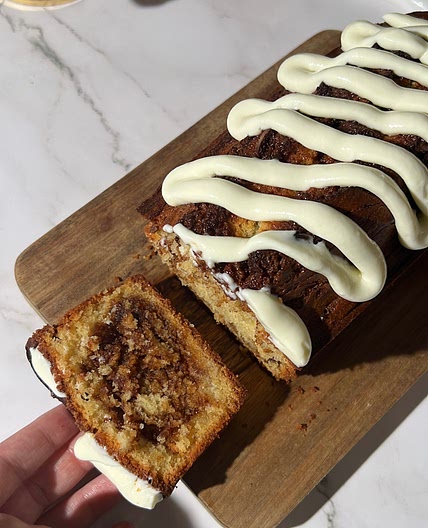 Cinnamon Roll Cake 