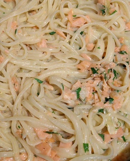 Mum's Trout Linguine