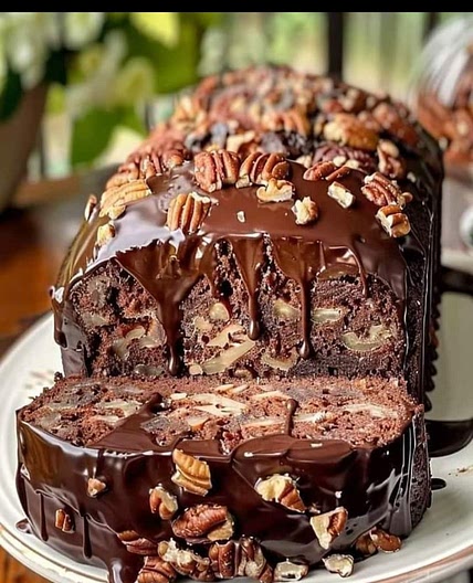 Luscious Chocolate Pecan Loaf