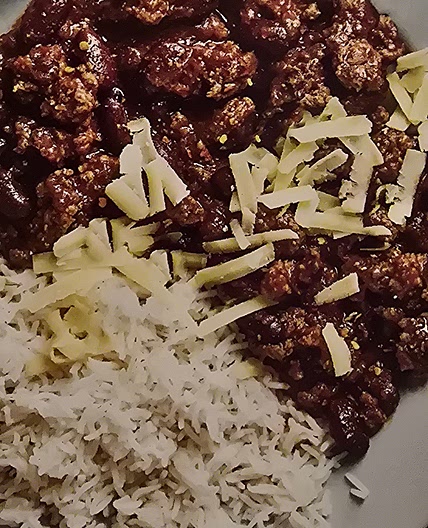 Smoky Chilli Con Carne With Rice