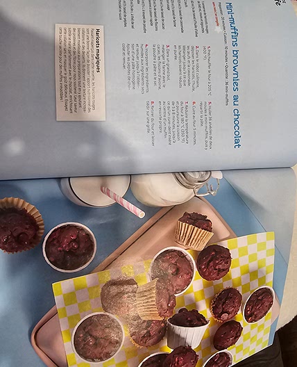 Mini muffins brownies au chocolat