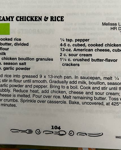 Creamy Chicken & Rice