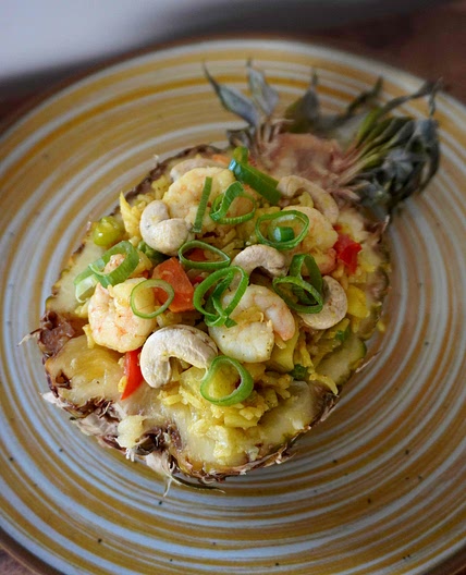 Gebratener Ananas Reis