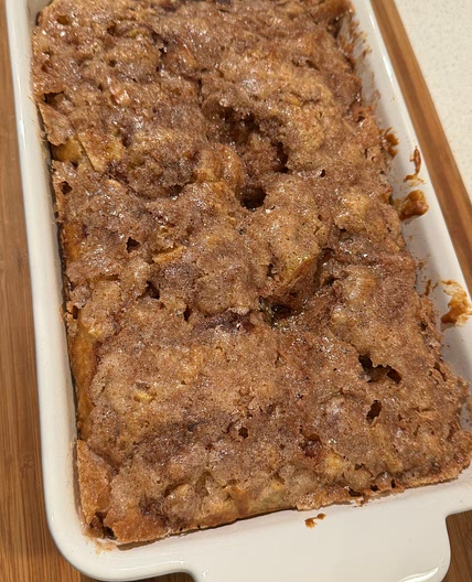 Cinnamon Sugar Apple Cake