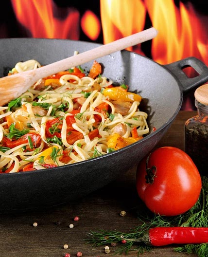 Würzige Chinesische Nudelpfanne