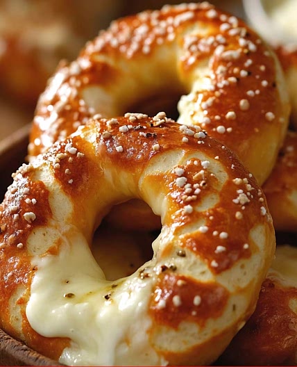 Cheese Stuffed Pretzels