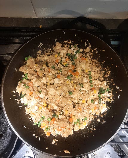 Egg White and Tofu Fried Rice