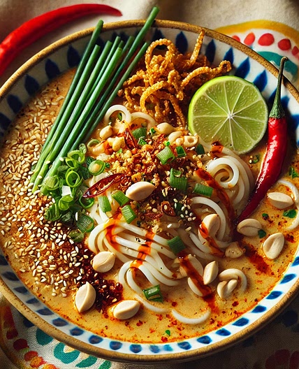 Creamy noodle soup