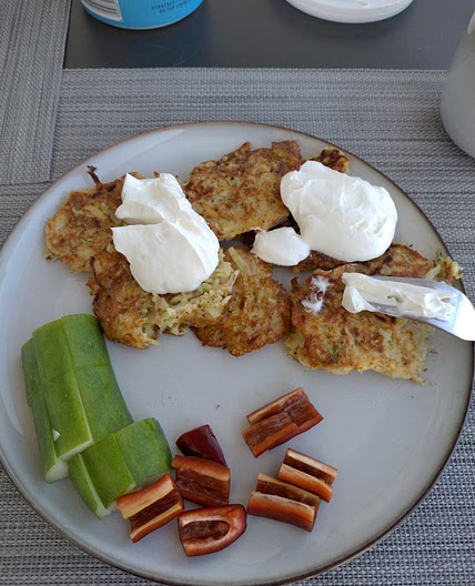 Potato zucchini hash browns