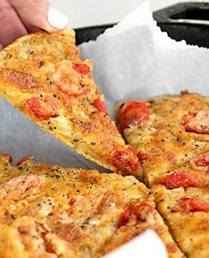 Chickpea Crust Pizza | Grain Free