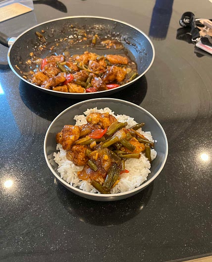 Garlic Honey Chilli Chicken