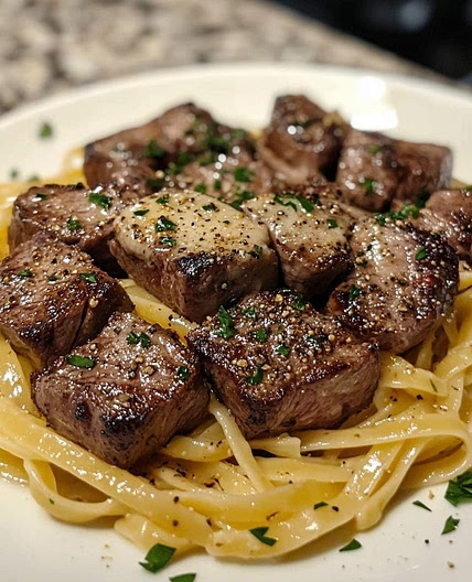 Garlic Bites with Parmesan Pasta